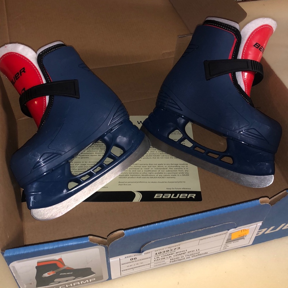 Bauer toddler ice skates